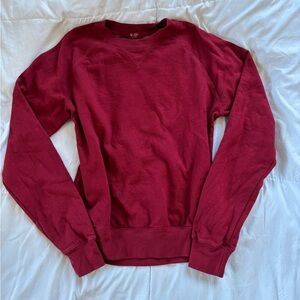 Brandy Melville Deep Red Crewneck Sweater